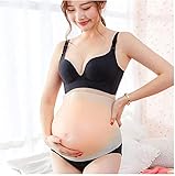 [Vientre falso de silicona embarazada]: vientre de silicona biónica siamese, accesorios de fotos de silicona de subrogación para el abdomen de las mujeres embarazadas, el vientre está hecho de silicona 100% médica. Además, es más suave y más flexible que los materiales de silicona tradicionales, lo que lo hace similar a la piel humana.