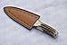 Genuine Sambar Stag Handle Sheffield Sgian Dubh Boxed with Leather Sheath Stamped Sheffield England