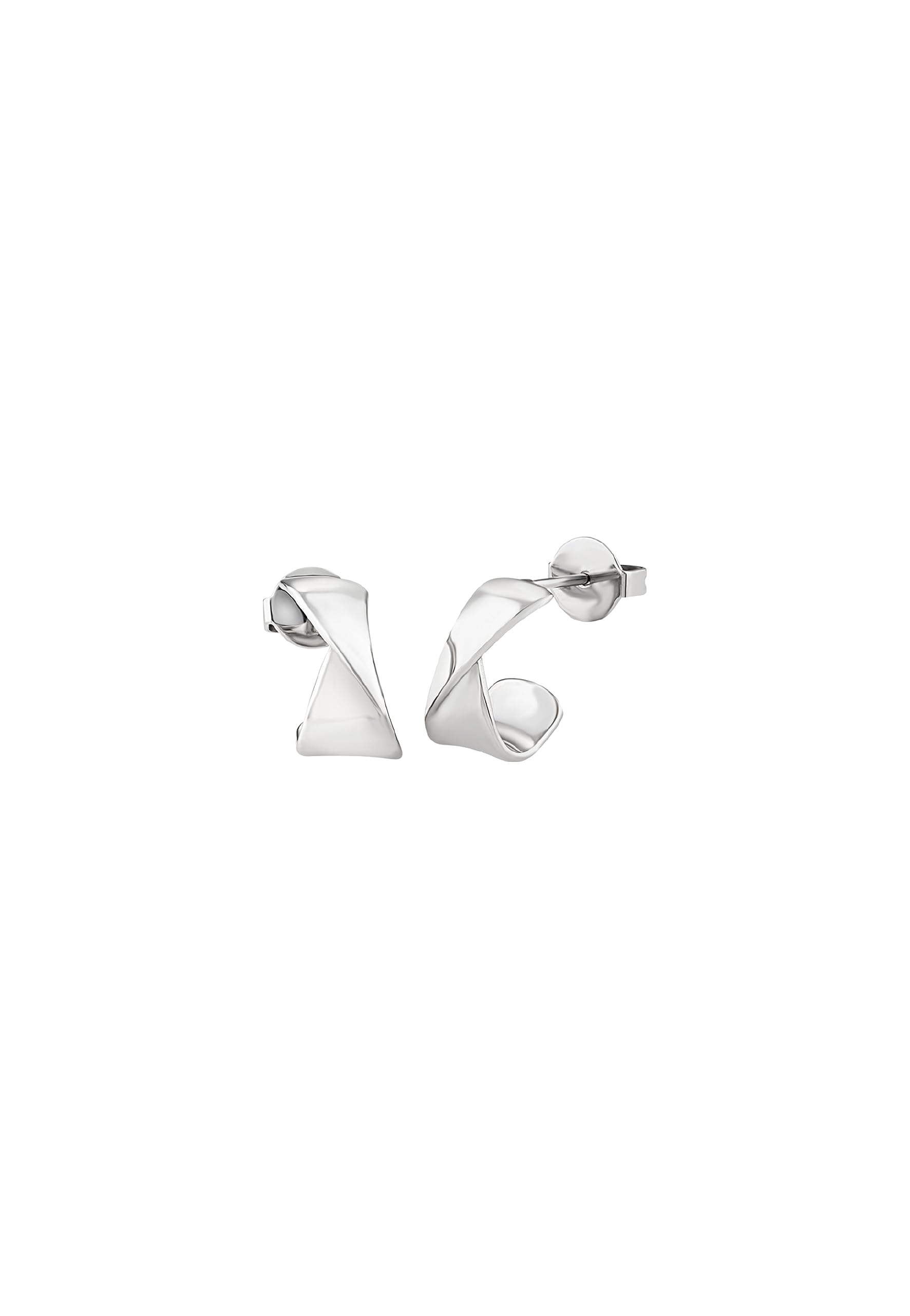 BREIL, Orecchini Donna in Acciaio | Collezione RETWIST, Orecchini, Dimensione 1,3 cm, Gioiello idee regalo donna