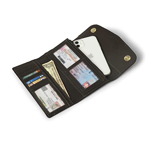 ADYAN Western Leather Small Wallet for Women Slim Bifold Multi Card Organizer Wristlet Wallet for Ladies4