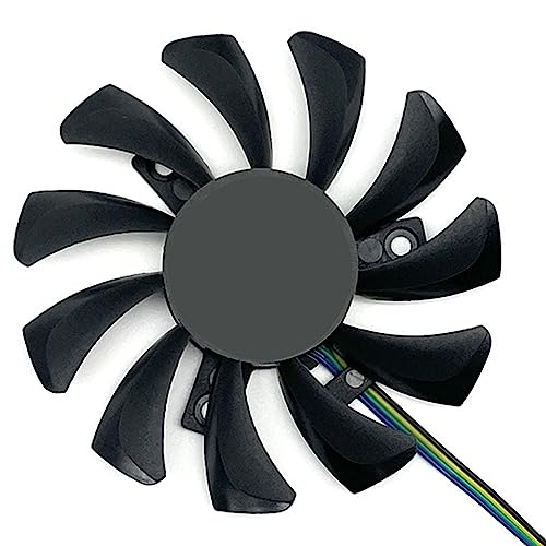 GA81O2U 75mm 12V 0.38A 4 Pin Graphics Card Cooling Fan Replacement for ZOTAC GeForce GTX 970 4GB Gaming Video Card Cooler Fans (A)