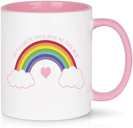 Funny Coffee Mug Gift For Parents - 'My Favorite Child Gave Me This' Novelty Mug For Mom & Dad