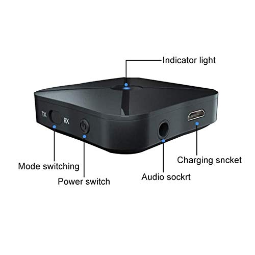 LEOP Bluetooth 5.0 Audio Transmitter Receiver, 2 in 1 Bluetooth Wireless Audio Adapter Suitable for PC, TV, Headphones, Soundbar, Car TV Loudspeaker, MP3, Home Stereo System - Image 6
