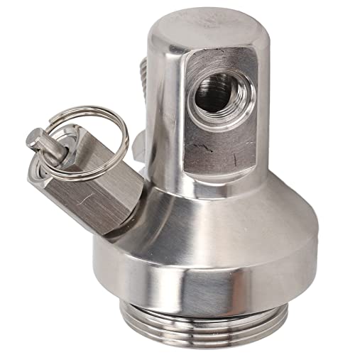 Regulador de Barril de Cerveza, Dispensador de Revista de Barril de Cerveza de Acero Inoxidable Plateado Anticorrosión para Bar Regulador de Barril de Cerveza, Dispensador de Revista de Barril de Cerveza de Acero Inoxidable Plateado Anticorrosión para Bar