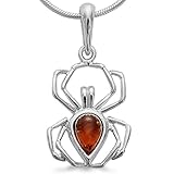 100% Bernstein und echtes Sterling Silber mit Stempel 925 auf dem Anhänger