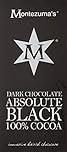 Montezumas Chocolate Absolute Black 100 Percent Dark Chocolate Bar, 12 * 100g