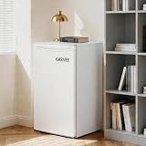 Patikuin Energy-Saving Compact Mini Fridge with Freezer, 4.5...