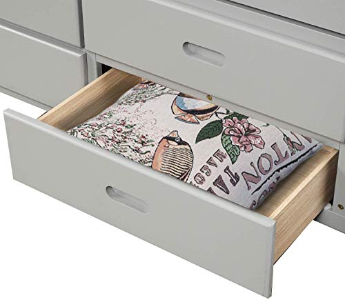 Merax Platform Storage Bed Solid Wood Bed With 6 Drawers Twin Size #TOP5