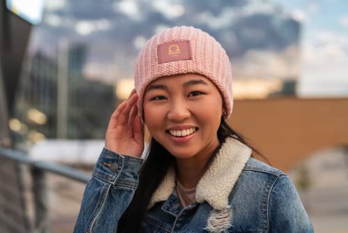Love Your Melon Beanie For Men & Women, Zodiac Beanie, Libra Blush, Winter Hats, Unisex Beanies, 100% Cotton Made Lined Knit Warm Thick Skully #TOP4