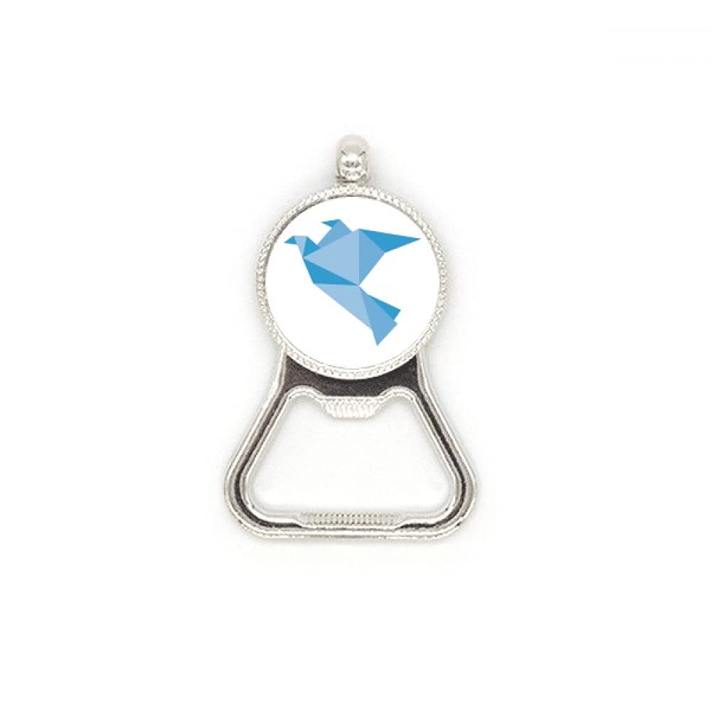 Décapsuleur inox Origa pigeon bleu en acier durable et finitions nettes