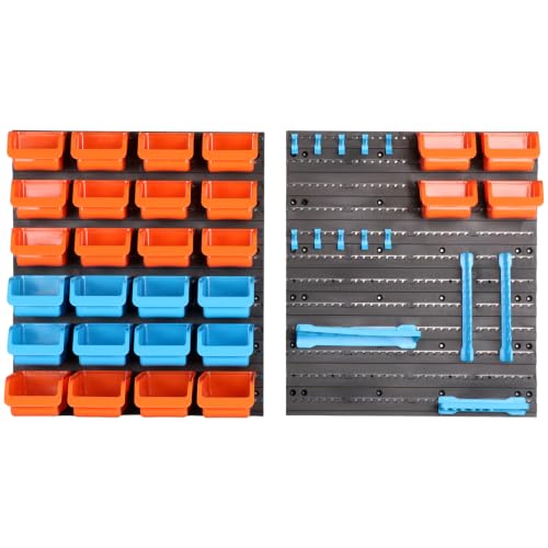 HORUSDY 64Pc Wall Mounted Tool Storage Pegboard Set product photo