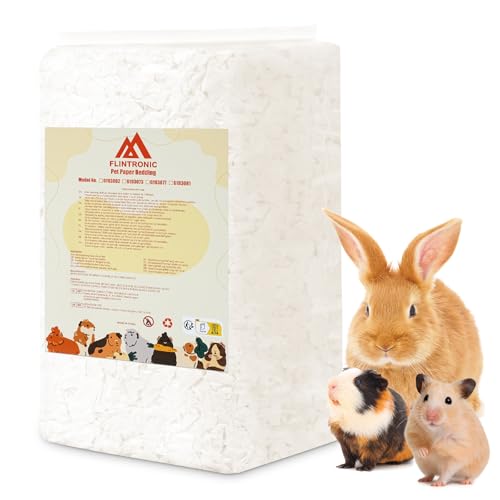 Miniatura 8 de Flintronic Ropa De Cama Para Animales Pequeños, 15l Ropa De Cama De Papel De Control De Olores, 440g Ropa De Cama De Papel Superabsorbente, 99 Libre De Polvo, Para Conejos Ratones Jerbos Roedores