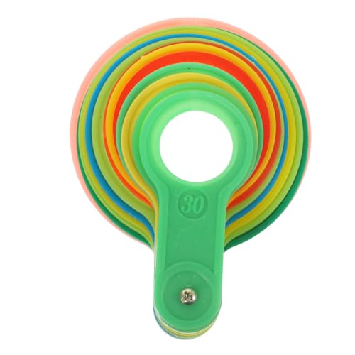 LABRIMP プラスチック製果実直径測定リング 明るい色と付きで使いやすい 果物の級に オレンジ リンゴ 桃 柑橘類対応 持ち運