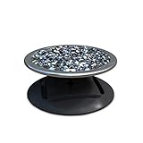 nuckees - The only phone grip & stand with collapsible magnetic-lock, 4-way horizontal and vertical stand and patented SnugHug technology to fit any size hand - White Diamond Cluster