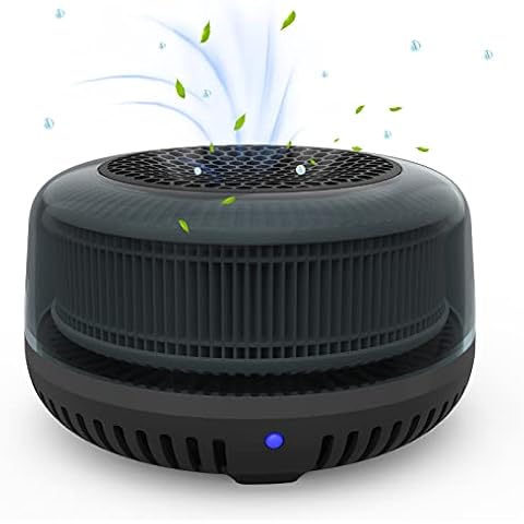 QUEENTY Small Air Purifier with HEPA Filter Cover