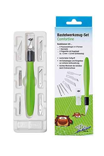 Bastelmesser Wedo 7872199 Comfortline Cutter Set mit Softgriff
