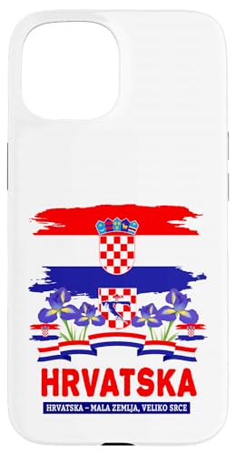 Hrvatska クロアチア国旗衣装アイデア 女性用 クロアチア国旗 スマホケース iPhone 15 用
