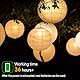 15 Stück Mini LED Ballonlichter, Warmweiß, LED Laternenlichter mit Batterie, mit Seil, Batterie Kann Ersetzt Werden, für Papierlaterne, Halloween, Weihnachten, Hochzeit, Party Lichter Dekoration