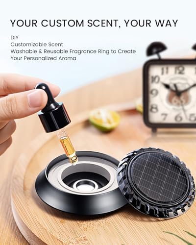 CAFELE Solar-Powered Car Diffuser