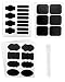 Chalkboard Labels - ONME 48 PCS Premium Reusable Adhesive Chalkboard Stickers with 3 Yellow/Pink/White Chalk Markers for Jars and Bottles,3.5 X 2 Inches, Black
