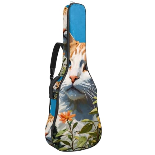 Sac pour guitare acoustique imperméable protégeant contre les chocs et la pluie