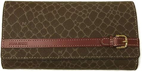 Amazon ニナリッチ Nina Ricci 長財布 かぶせタイプ 本革 085 18 ボルドー x Nina Ricci ニナ リッチ 財布