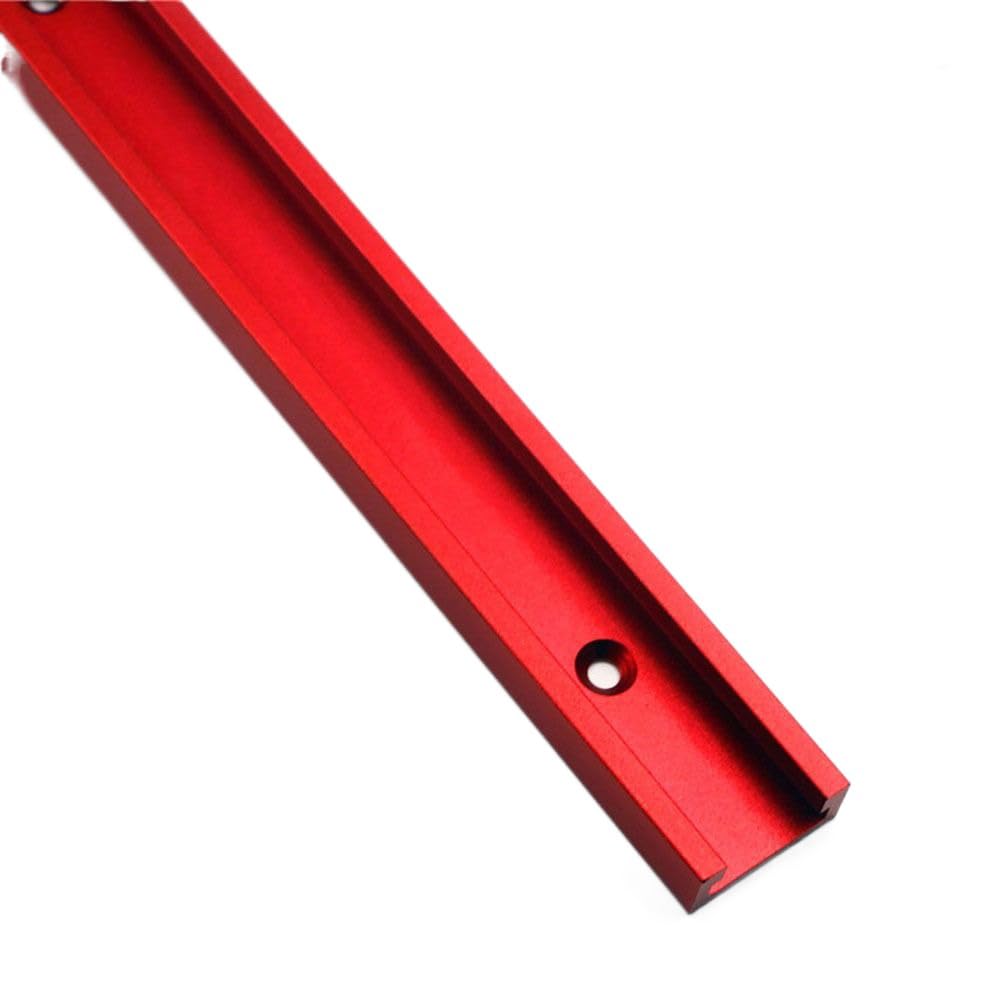 Red Aluminium Alloy T-Track for Woodworking Bench - Versatile T-Slot Track for Enhanced Precision and Efficiency