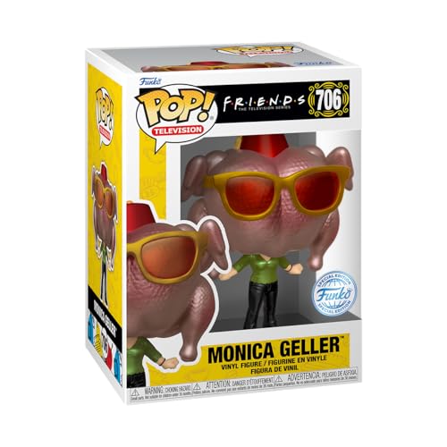Funko Pop! & Tee: Friends, Monica With Turkey With Turkey, Large, (L), T-Shirt, Clothes With Collectable Vinyl Figure - Image 3