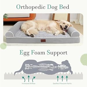   Orthopedic-Dog-Beds-for-Large-DogsWaterproof-Lined-Egg-Crate-Foam-Pet-Bed-Mat-with-Removable-and-Washable-Cover-and-Non-Slip-BottomDog-Sofa-Bed