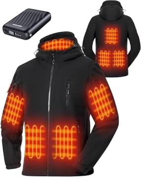 heated zip up jacket