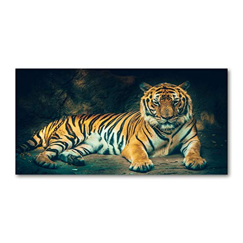 Tirages sur toile Tulup 100x50 cm avec un tigre orange pour salon