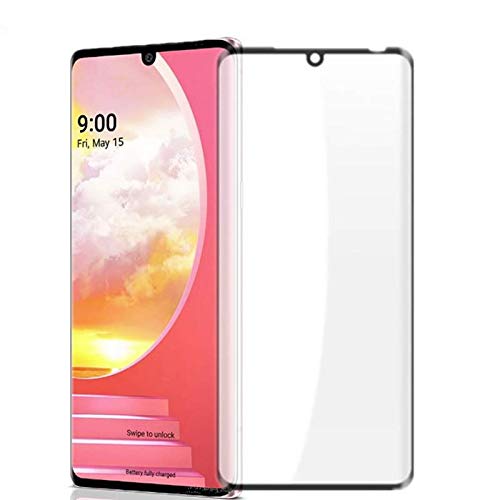 Screen Protector for LG Velvet - [2pack] 3D Curved Full Coverage Screen Tempered Glass Anti-Scratch 9H Protective Glass for LG Velvet/LG G9