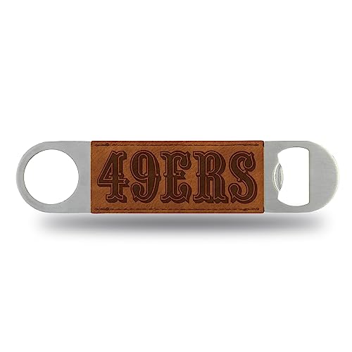 Lame de barre gravée au laser NFL, l'accessoire boisson des jours de match