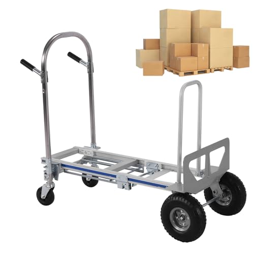 Carretilla industrial convertible 2 en 1 para escaleras miniatura 2