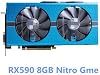Tarjeta gráfica compatible con Sapphire RX 590 580 8GB, GPU para Radeon RX580 RX590 GME 8GB Nitro AMD, tarjeta de video para PC de escritorio (tamaño: estilo1) (estilo2) 2