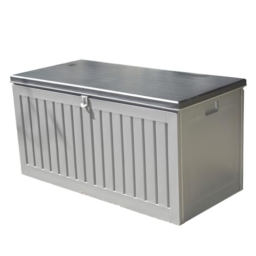 Easylife Outdoor Garden Storage Box, Waterproof Storage Box for Patio, Outdoor, Deck Fully...