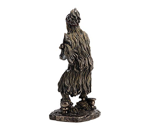Estatua Babalu Aye Orisha de Resina Bronce 23.5 cm miniatura 5