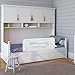 Safetots Extra Tall Bed Rail, White 140cm Wide x 60cm Tall, Toddler Bed Guard For Safety, Secure Child Bed Rail