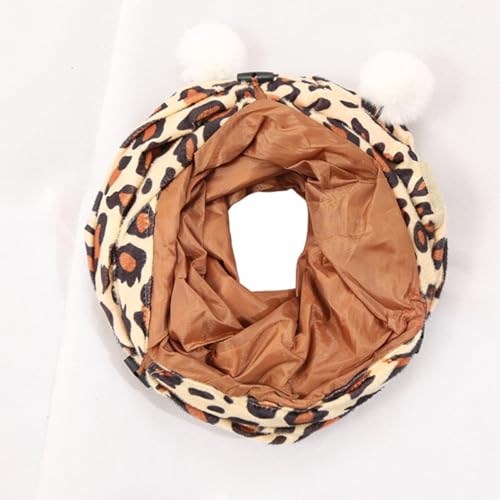 Tunnel pour chat léopard pliable YARNOW avec papier sonore - 5