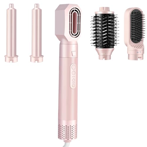 High-Speed 5 in 1 Hair Styler with Auto Curling Iron