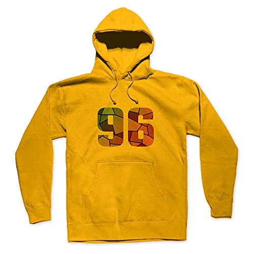 Sweat à capuche jaune doré 96 pour hommes et femmes