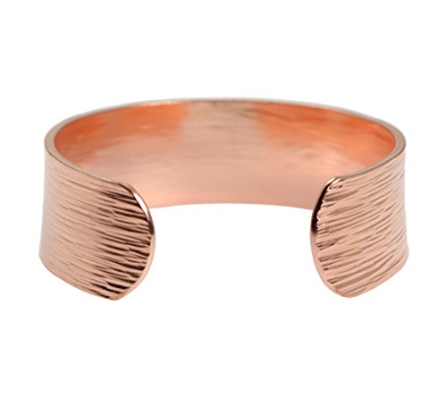 John S. Brana Chased Copper Cuff Bracelet - 100% Solid Copper Cuff Handmade Jewelry2