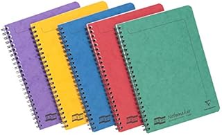 Europa 120 Page Wire Ruled Notemaker - Assorted Colour (Pack of 10)
