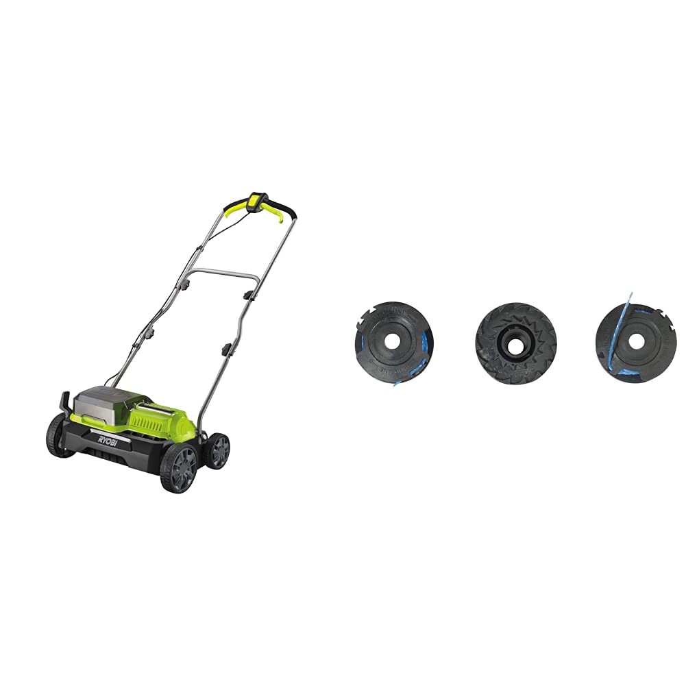 Scarificateur Ryobi 18V et 3 bobines 1.6mm pour éliminer la mousse