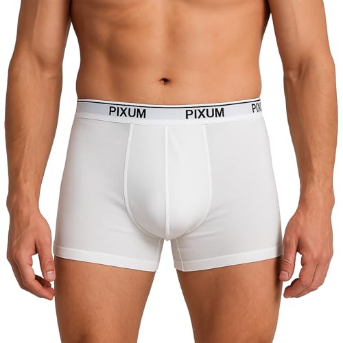 Mens Trunks Underwear Ultra Soft 60S Premium Cotton Breathable Boxer Briefsi No Fly Pouch For Men 3 Pack