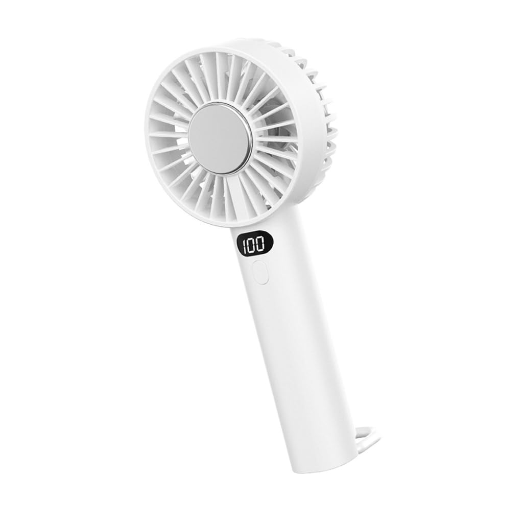 Ventilateur de refroidissement portable blanc pour le salon et le camping en plein air