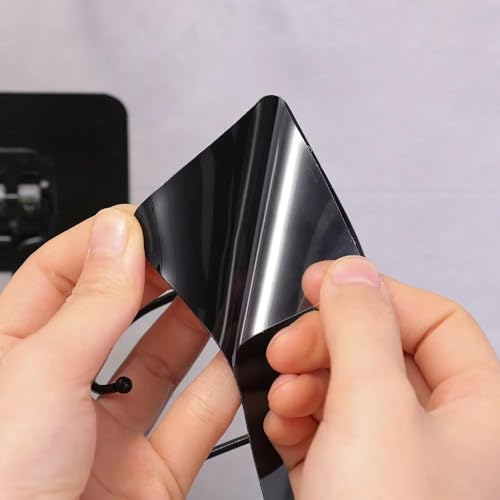 Image of 1 PCS Adhesive Sticker Wall Mounted Coat Hook Rack 6 in 1 Heavy Duty Sticky Hooks No Drilling Strong Load Bearing Organizer for Kitchen Bathroom Bedroom Doors Tiles (Black Color)
