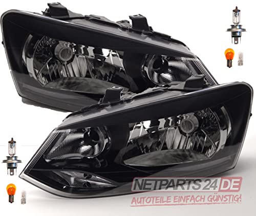 Johns Scheinwerfer Halogen passend für VW Polo 6R Satz L R Leu. LWR 2009-