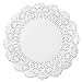 White Round Paper Lace Doilies 4 inch - Perfect for embellishing packages and decorating (pack of 100)