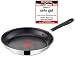 Produktbild Tefal H80505 Jamie Oliver Edelstahl Bratpfanne 26 cm, Induktion Pfanne mit Antihaftbeschichtung, Bratpfanne auch für Induktionsherd, Antihaftpfanne, Nachfolger, inkl. Pfannenwender + Pfannenschoner